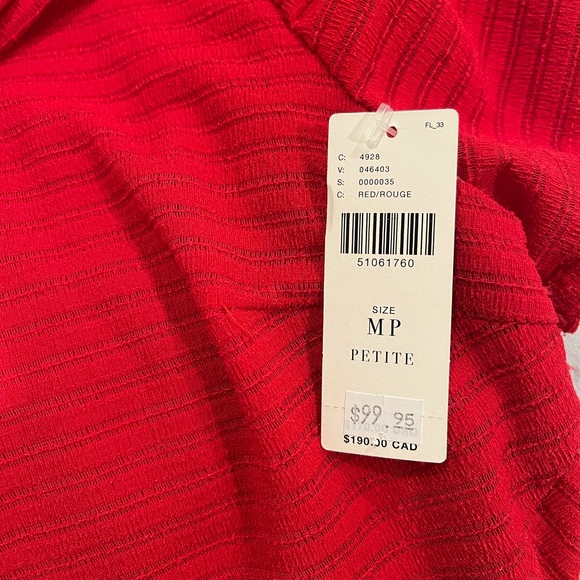 Ruby red fit and flare Anthropologie dress ✨ - Picture 3 of 4